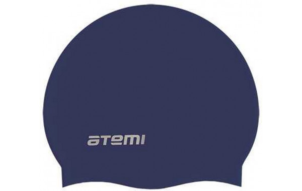 Шапочка для плавания Atemi SC110 силикон, темно-синий 600_380