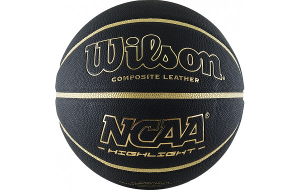 Мяч баскетбольный Wilson NCAA Highlight Gold WTB067519XB07 р.7 600_380