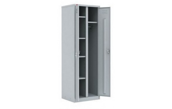 Шкаф металлический разборный 2-секционный для одежды и инвентаря СТ-22У 1860х800х500мм 600_380