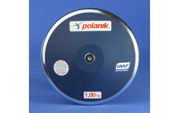 Диск соревновательный пластиковый 0,6 кг Polanik CPD11-0,6 600_380