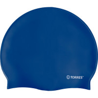 Шапочка для плавания Torres Flat, силикон SW-12201BL синий