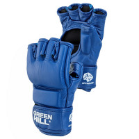 Перчатки для боевого самбо Green Hill Лицензия FIAS MMF-0026a синий
