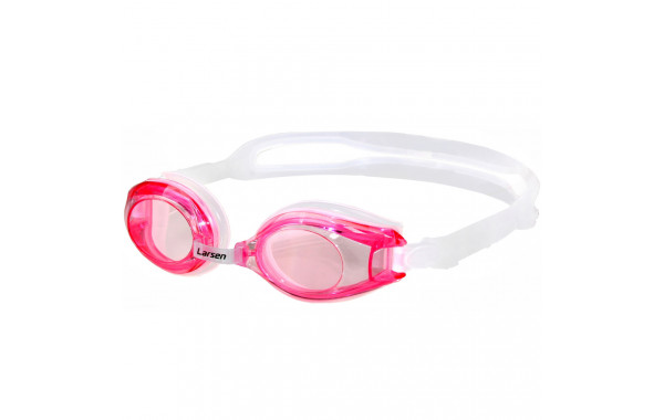 Очки для плавания Larsen R1281 розовый 600_380