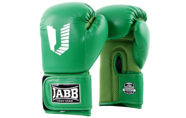 Боксерские перчатки Jabb JE-4056/Eu Air 56 зеленый 10oz 600_380