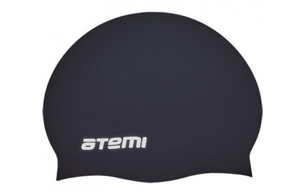 Шапочка для плавания Atemi детская, тонкий силикон, черный TC301 600_380