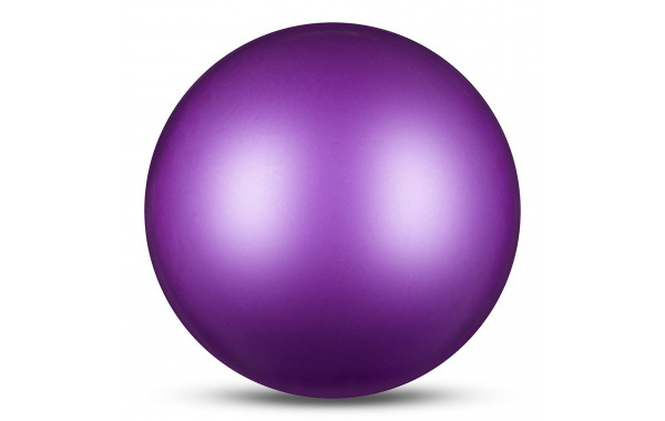 Мяч для художественной гимнастики d19см Indigo ПВХ IN329-VI фиолетовый металлик 600_380