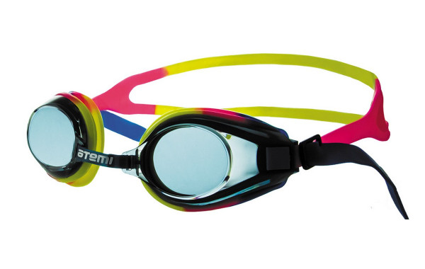 Очки для плавания Atemi M105 синий-розовый-желтый 600_380