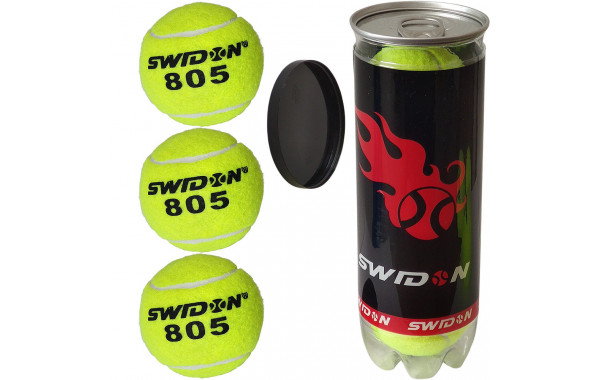 Мячи для большого тенниса Swidon 805 3 штуки (в тубе) E29378 600_380