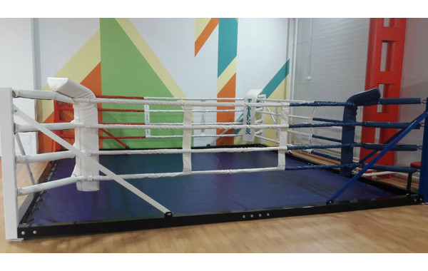 Ринг боксерский напольный Totalbox на балке размер по канатам 4×4 м РНБ 4 600_380