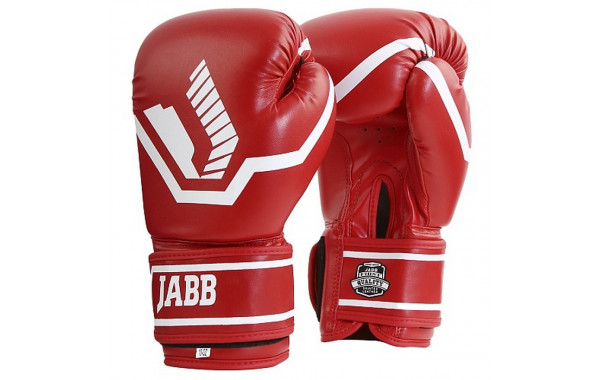 Боксерские перчатки Jabb JE-2015/Basic 25 красный 8oz 600_380