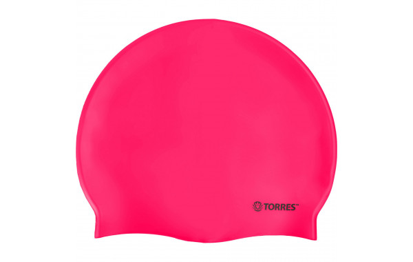 Шапочка для плавания Torres Flat, силикон SW-12201PK розовый 600_380
