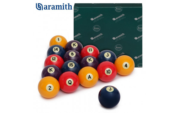 Шары Aramith Poker Pool ø57,2мм 600_380