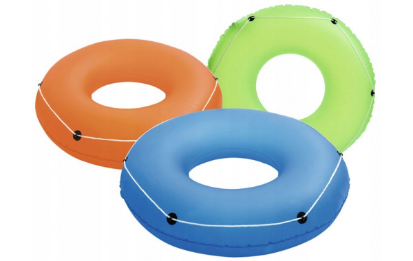 Надувной круг для плавания со шнуром, 119 см, три цвета, от 12 лет Bestway 36120 600_380