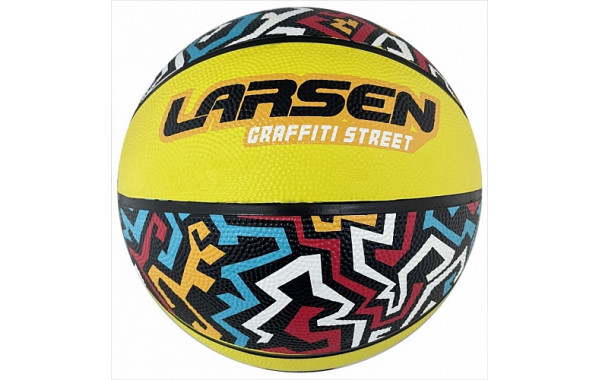 Мяч баскетбольный Larsen RB7 Graffiti Street Multycolor 600_380