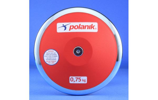 Диск тренировочный, пластиковый 1,25 кг Polanik TPD11-1,25 600_380