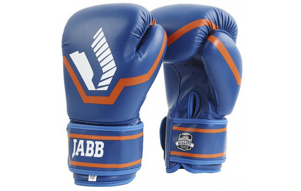 Боксерские перчатки Jabb JE-2015/Basic 25 синий 8oz 600_380