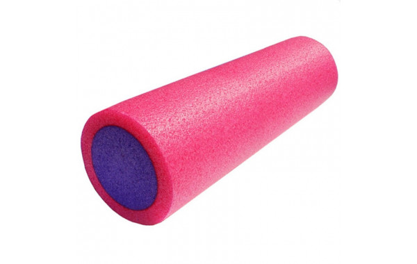 Ролик для йоги Sportex полнотелый 2-х цветный 30х15см PEF30-1 фиолетово\розовый (B34489) 600_380