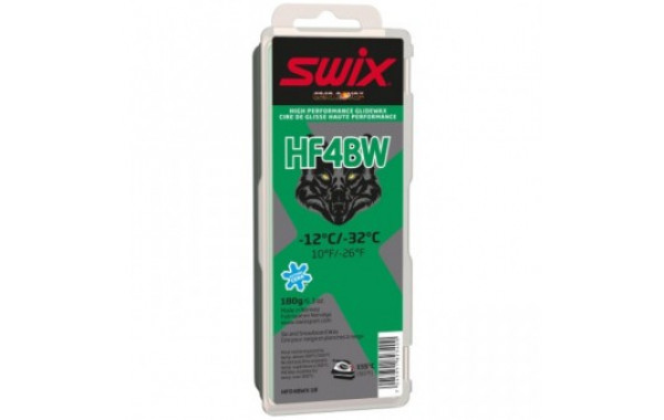 Парафин высокофтористый Swix HF4BWX Black (-12°С -32°С) 5х180 г 600_380