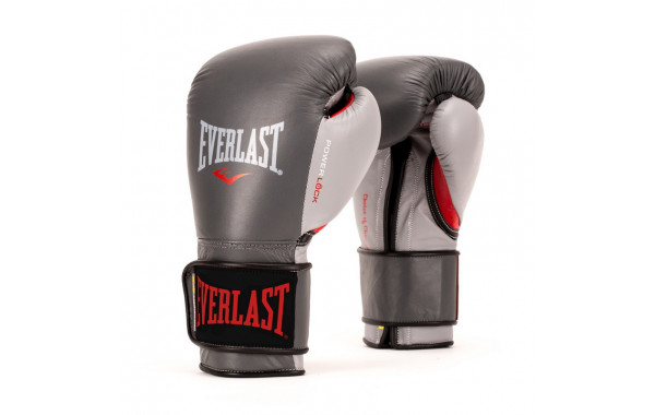 Боксерские перчатки Everlast Powerlock 12 oz сер/красн. P00000600 600_380
