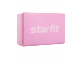 Блок для йоги Star Fit EVA YB-200 розовый пастель