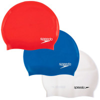 Шапочка для плавания детская Speedo Plain Flat Silicone Cap Jr 8-709931959 3 цвета в ассортименте