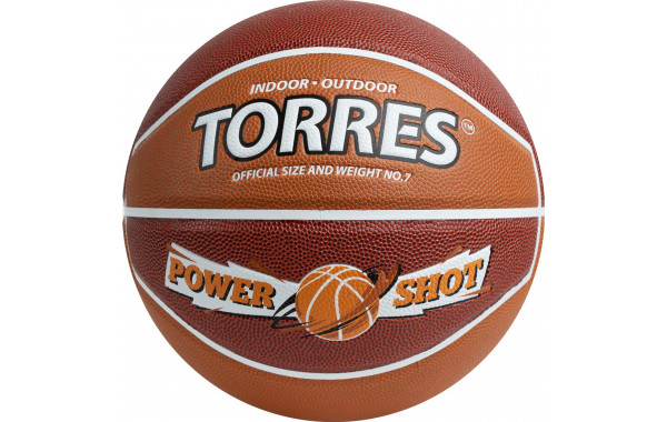 Мяч баскетбольный Torres Power Shot B323187 р.7 600_380