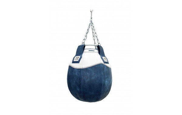 Груша боксерская водоналивная Aquabox кожа ГБК ГП 25/38*50-35 SEA сине\белый 600_380
