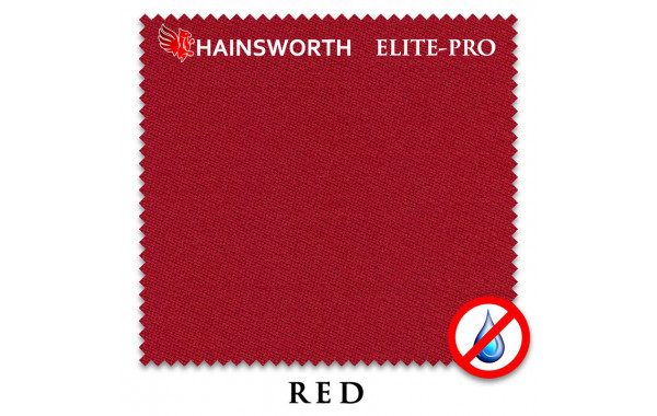Сукно Hainsworth Elite Pro Waterproof 198см Red 600_380