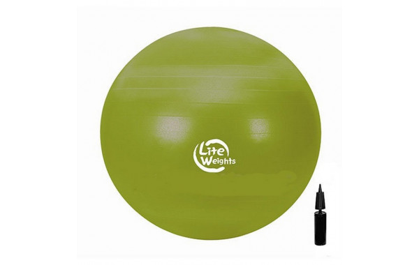 Гимнастический мяч Lite Weights 1866LW (65см, антивзрыв, с насосом) 600_380
