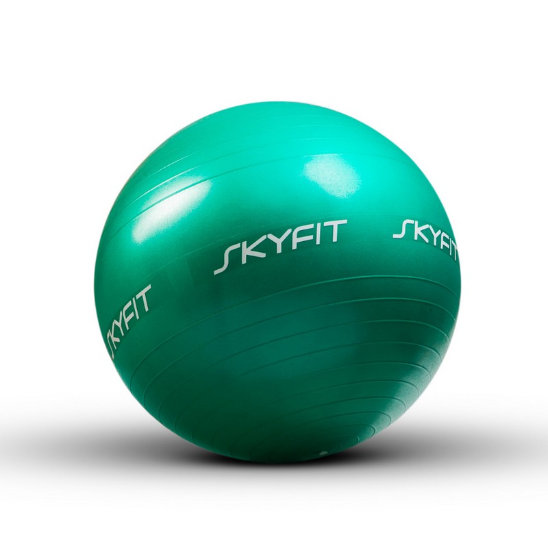 Гимнастический мяч 55 см SkyFit SF-GB55 зеленый 800_800