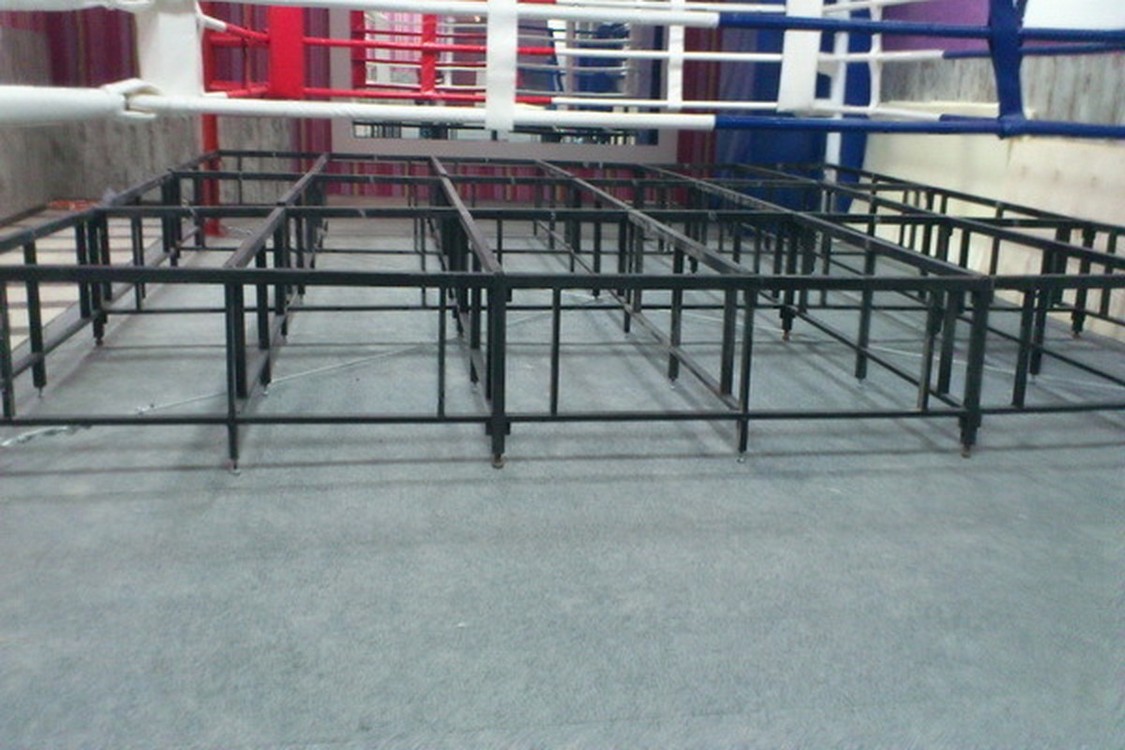 Ринг боксерский на помосте Atlet 7,5х7,5 м, высота 1 м, три лестницы, боевая зона 6х6 м IMP-A437 1125_750