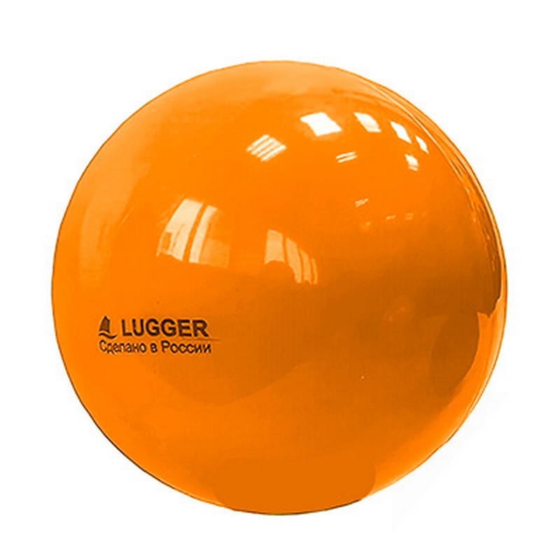 Мяч для художественной гимнастики однотонный d19см оранжевый 800_800