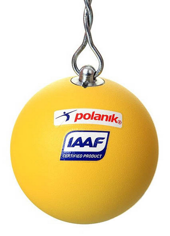 Молот соревновательный стальной 3 кг, диам. 95 мм. Polanik IAAF PM-3/95 578_800