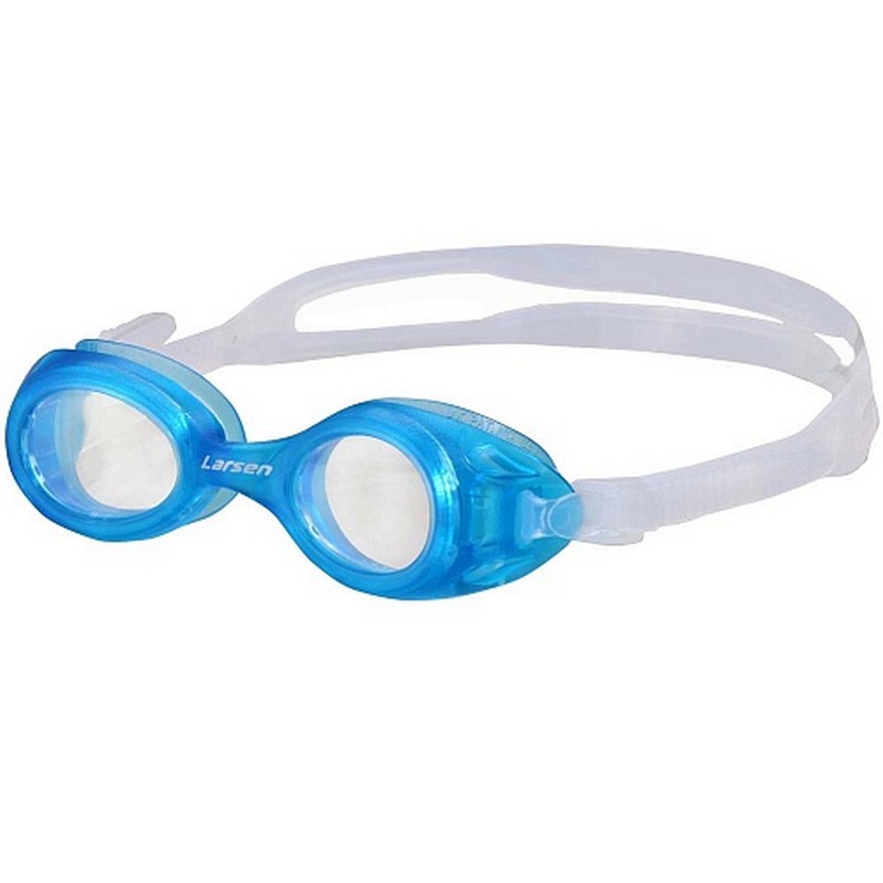 Очки для плавания детские Larsen DS7 голубой 800_800