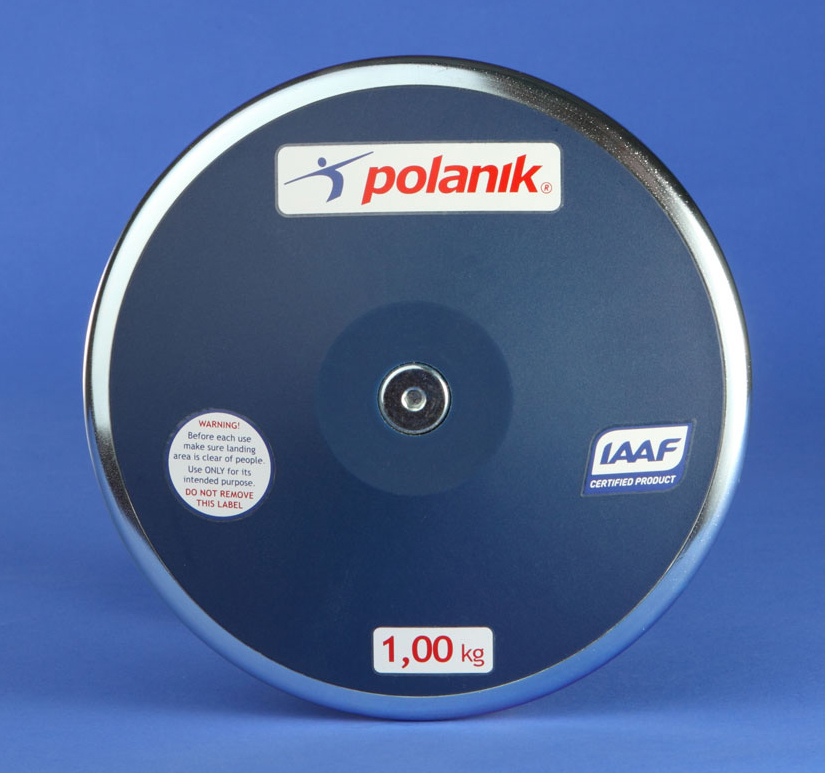 Диск соревновательный пластиковый 0,6 кг Polanik CPD11-0,6 825_773