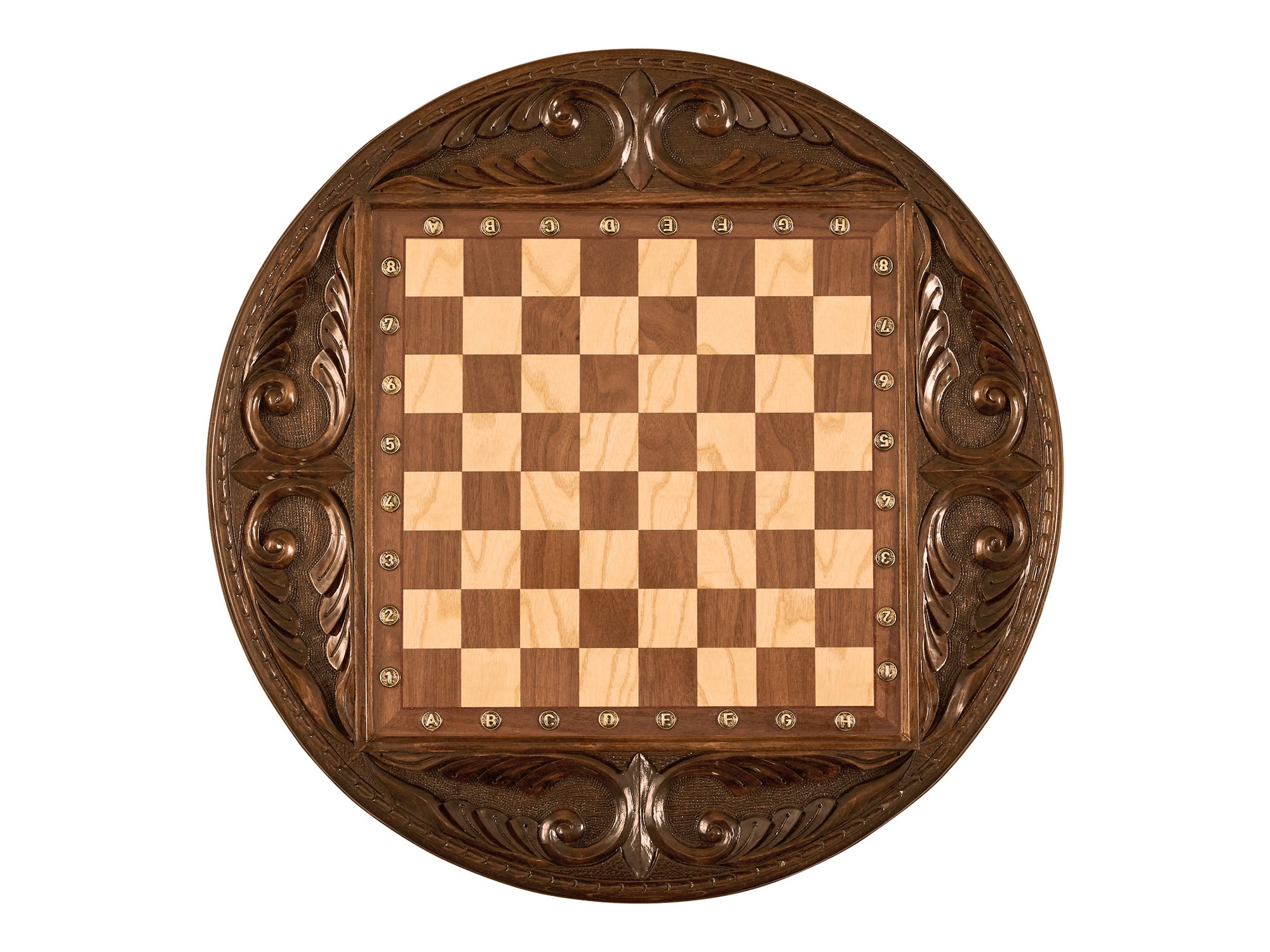 Шахматы резные в ларце "Круг Света" 50 Haleyan kh165-5 2000_1500