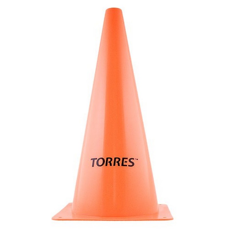 Конус тренировочный Torres TR1004, пластик, высота 38 см., оранжевый 800_800