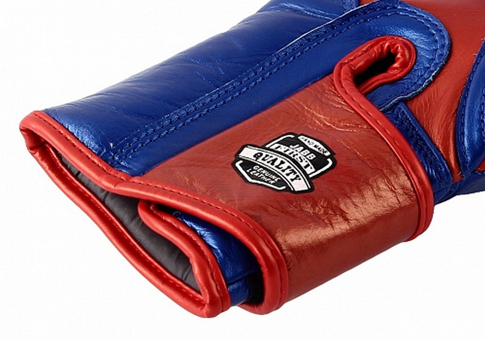 Боксерские перчатки Jabb JE-4069/Eu Fight синий/красный 8oz 1000_700