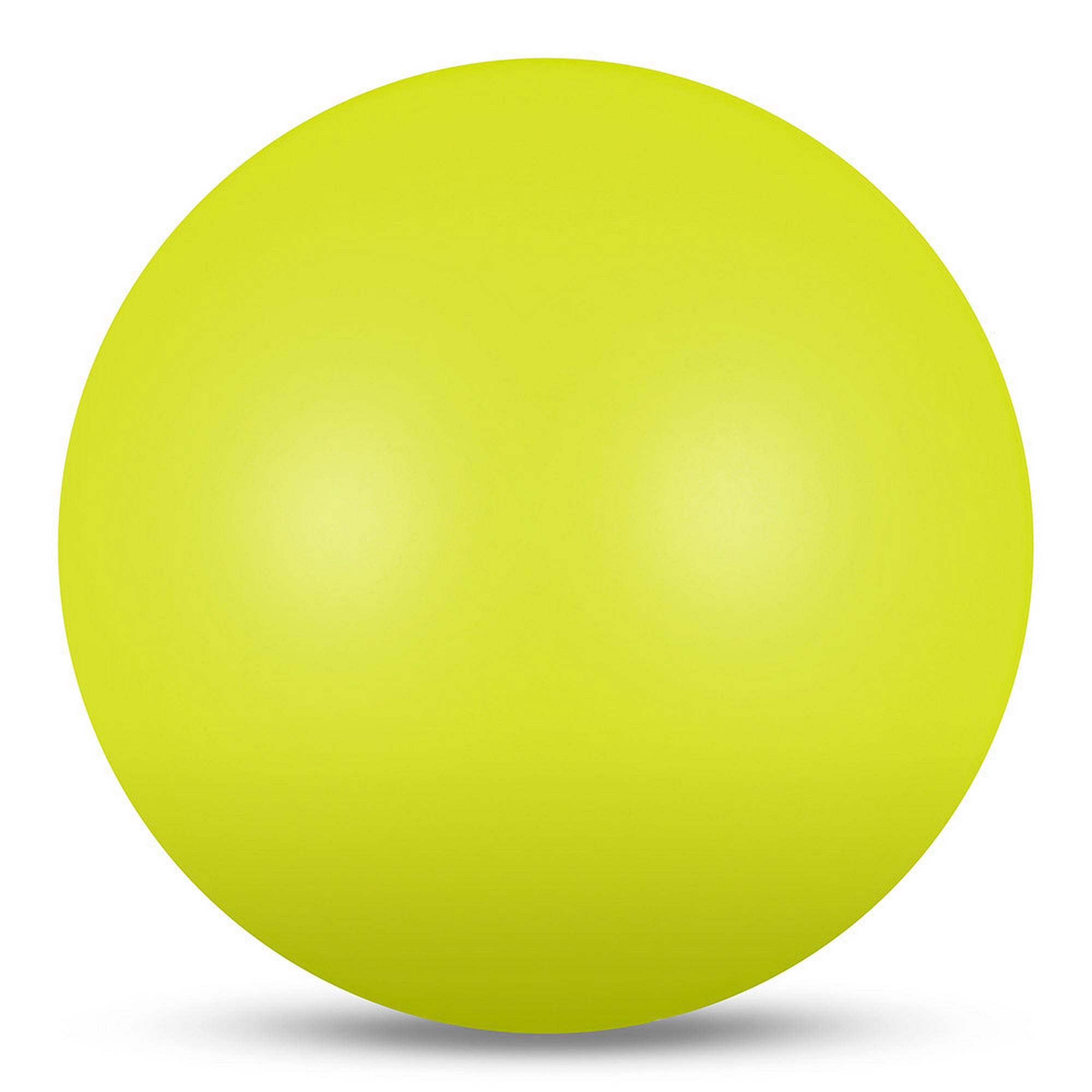 Мяч для художественной гимнастики d19см Indigo ПВХ IN329-LI лимонный металлик 2000_2000
