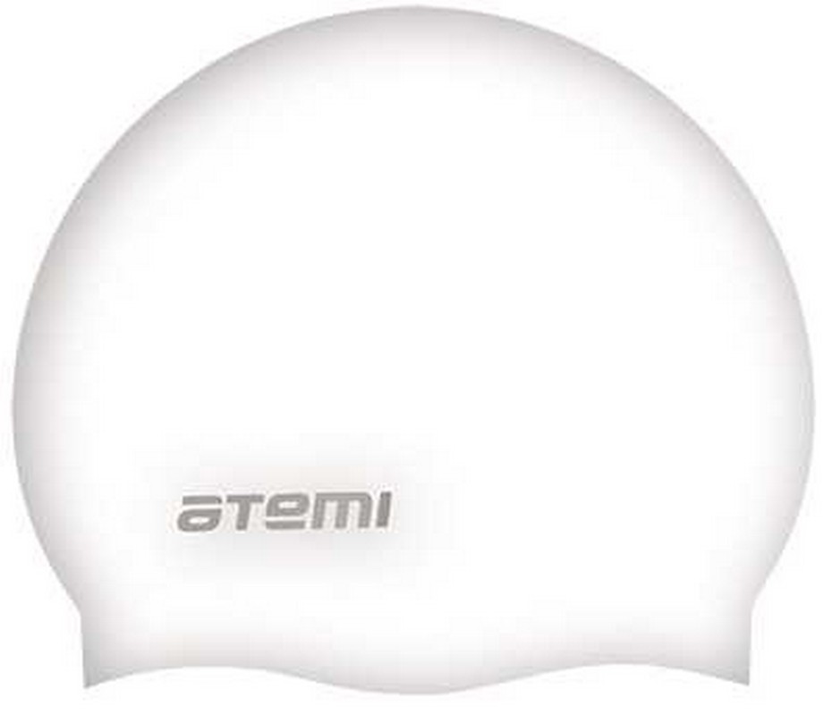 Шапочка для плавания Atemi SC308 силикон, белый 930_800