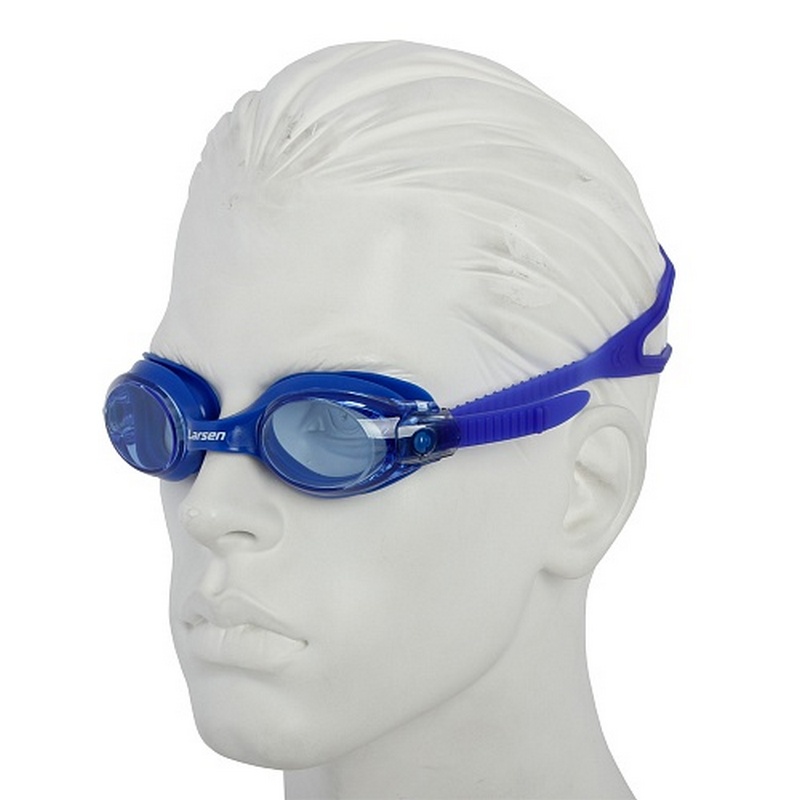 Очки для плавания Larsen S28 синий 800_800
