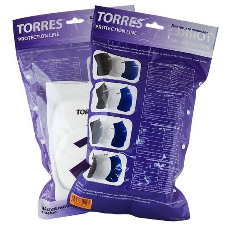 Наколенники спортивные Torres Comfort черный 800_800