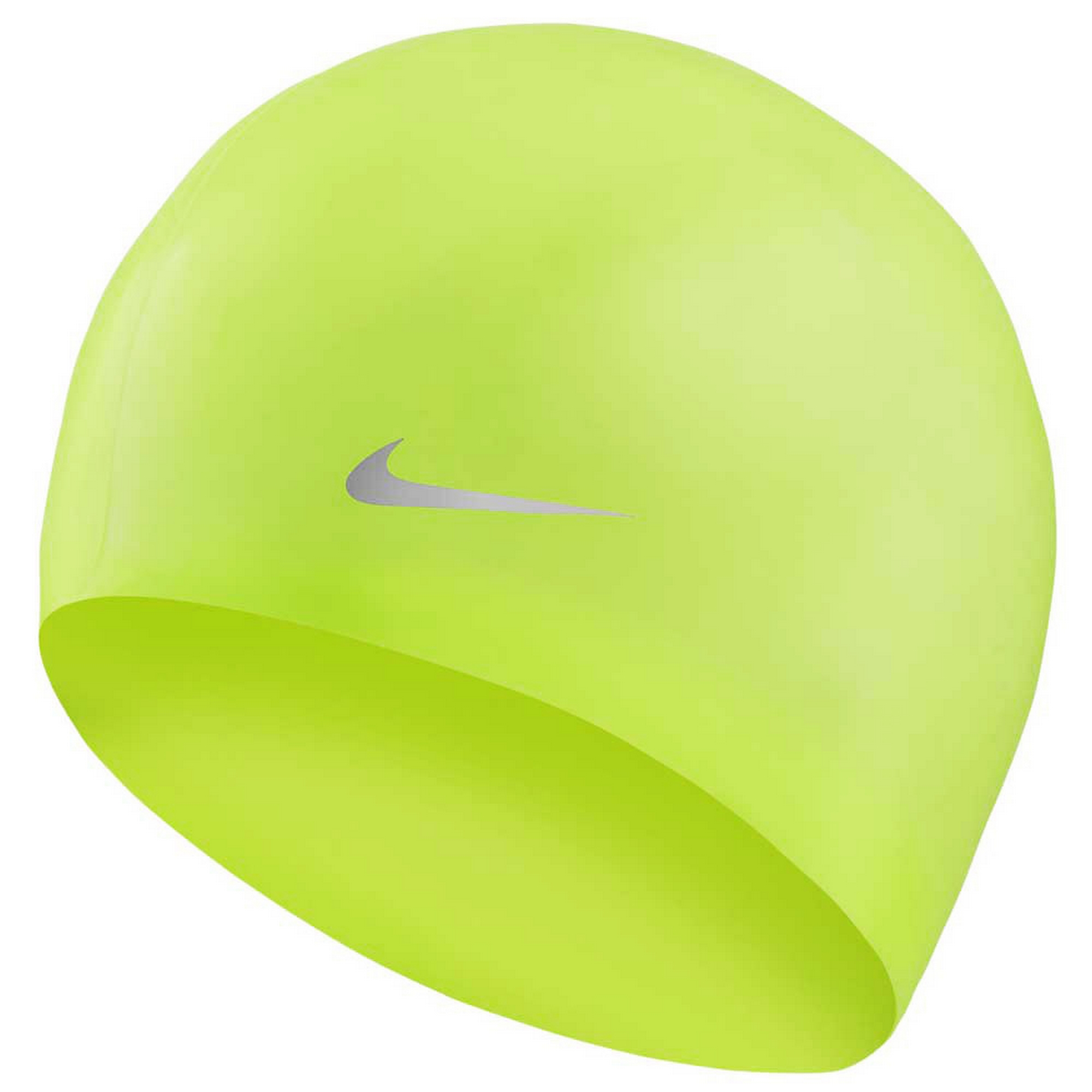 Шапочка для плавания детская Nike Solid Silicone Youth TESS0106737 желтый неон 2000_2000