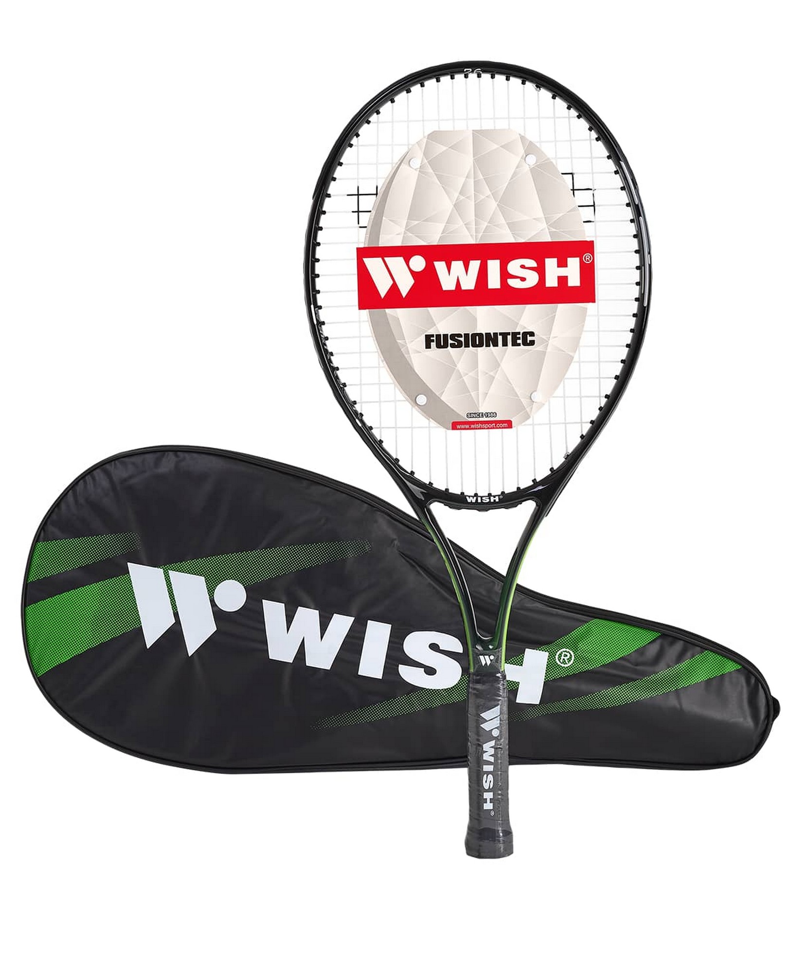 Ракетка для большого тенниса Wish FusionTec 300, 26’’зеленый 1663_2000