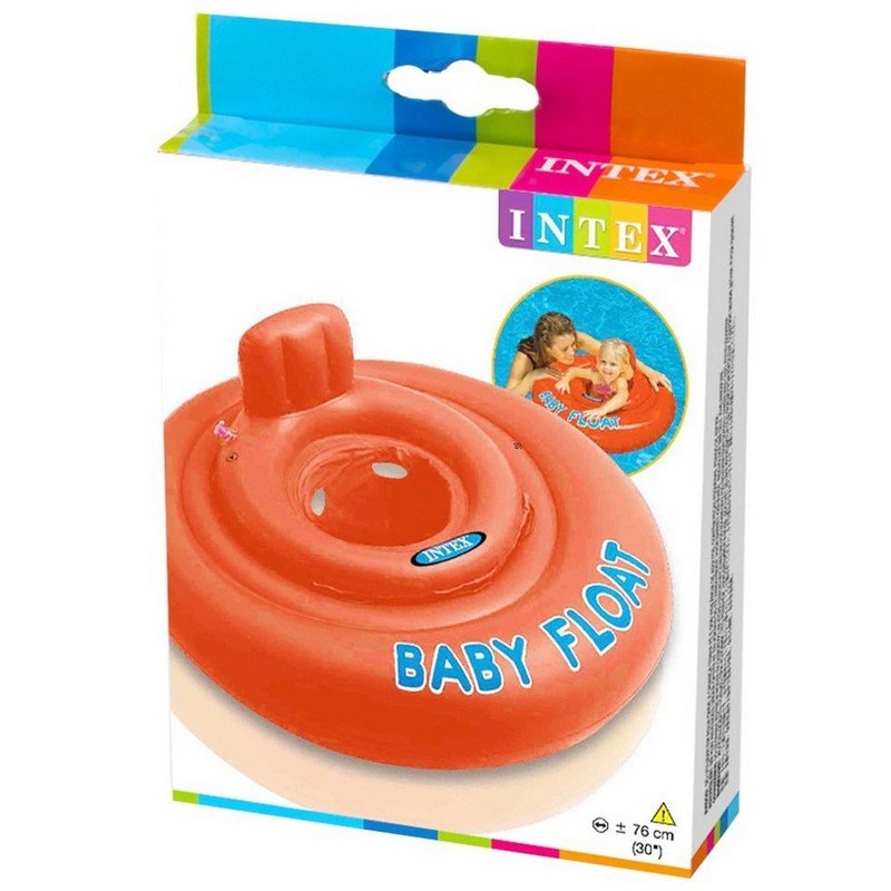 Надувные водные ходунки Intex Baby Float, d76 см 56588 800_800