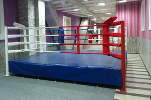Ринг боксерский на помосте Atlet 6х6 м, высота 0,3 м, боевая зона 5х5 м IMP-A444 600_400