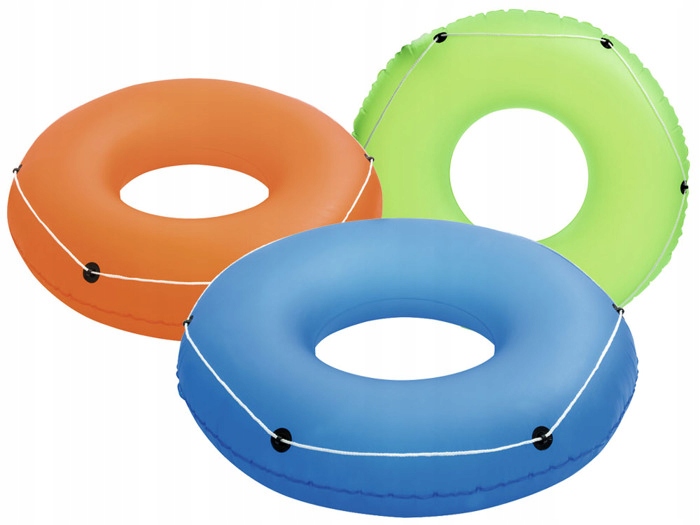 Надувной круг для плавания со шнуром, 119 см, три цвета, от 12 лет Bestway 36120 700_525