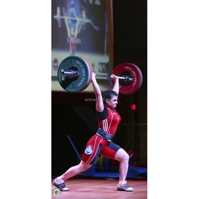 Штанга женская DHS Olympic 135 кг, для соревнований, аттестованная IWF 700_700