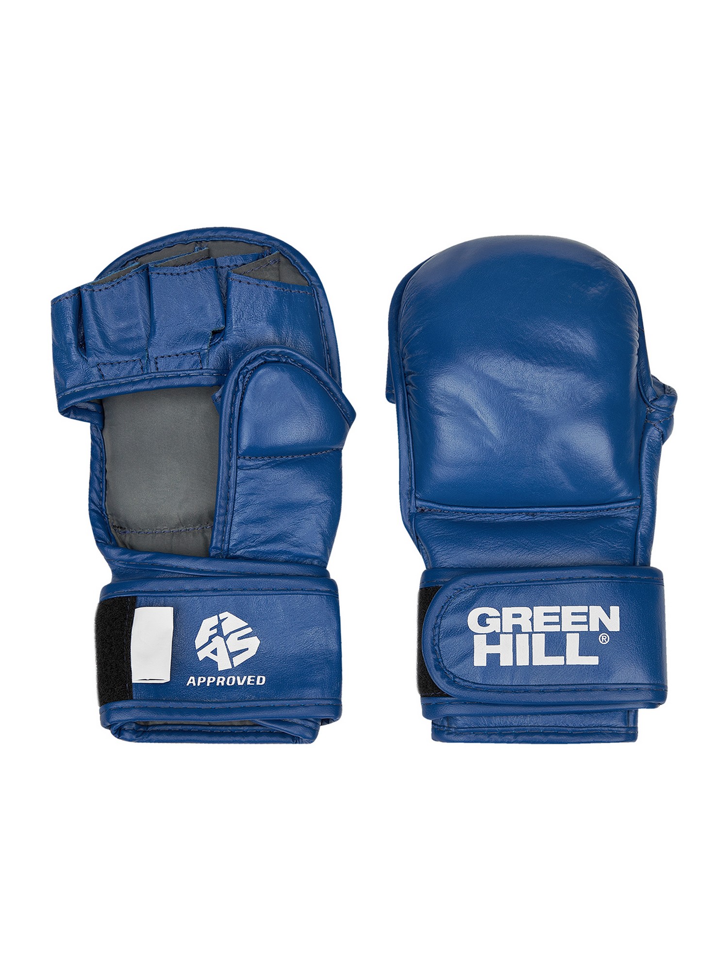 Перчатки для боевого самбо Green Hill FIAS MMA-0117u синий 1500_2000