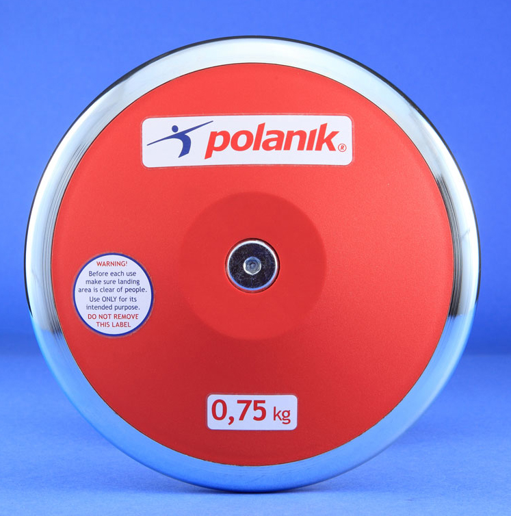 Диск тренировочный, пластиковый 1,25 кг Polanik TPD11-1,25 747_754